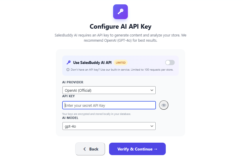 API Configuration