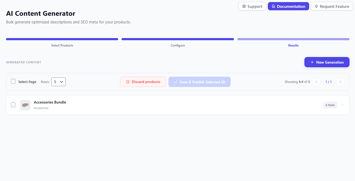 Step 3: Review & Publish